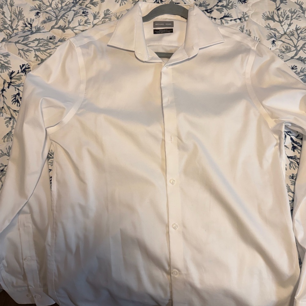 Michael Kors Classic White Dress Shirt